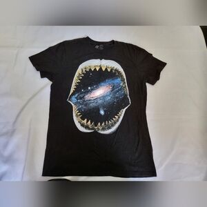 Black Graphic Long Sleeve Tee